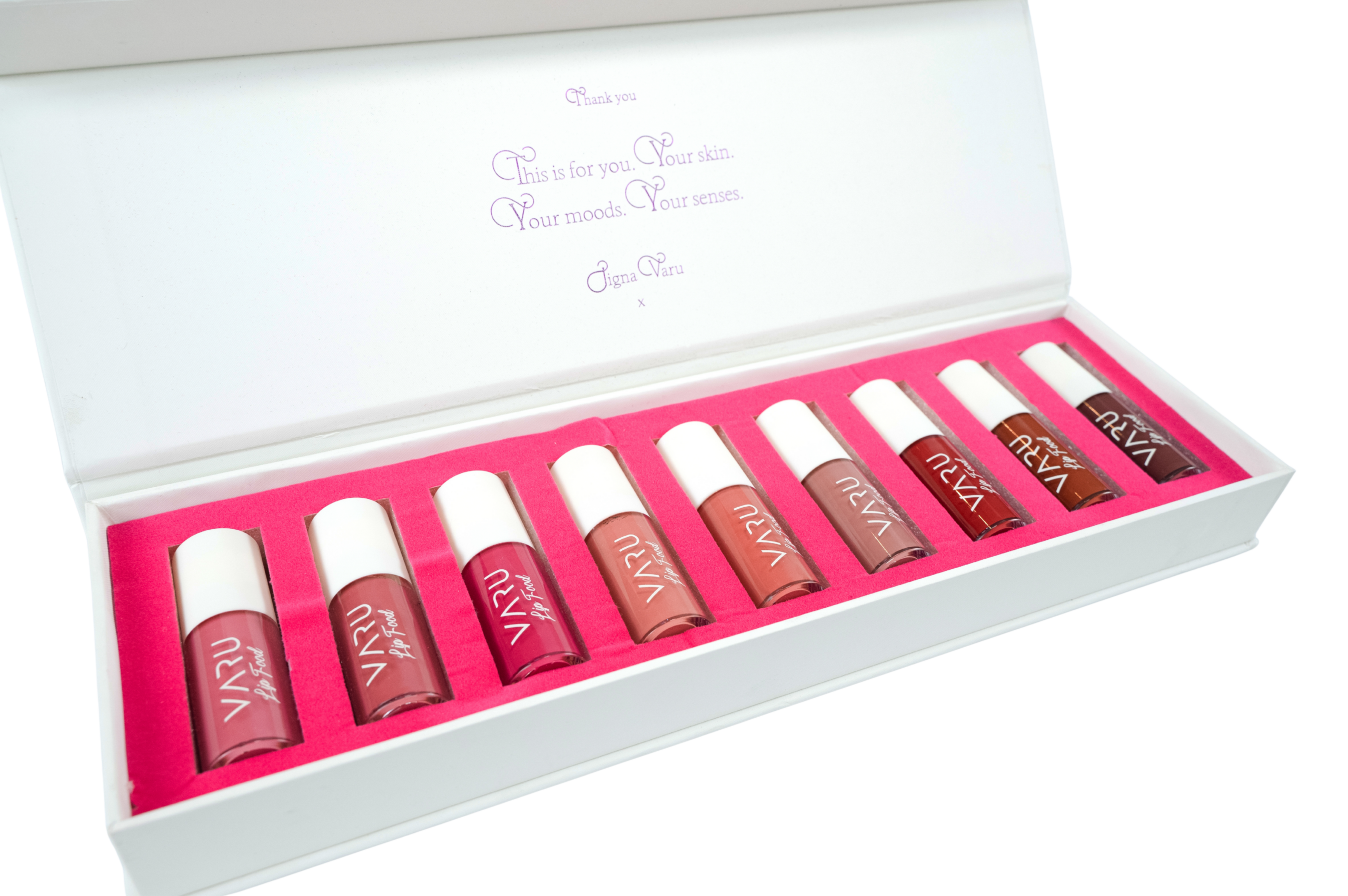 Varu Lip Food Lip Oil Box Set